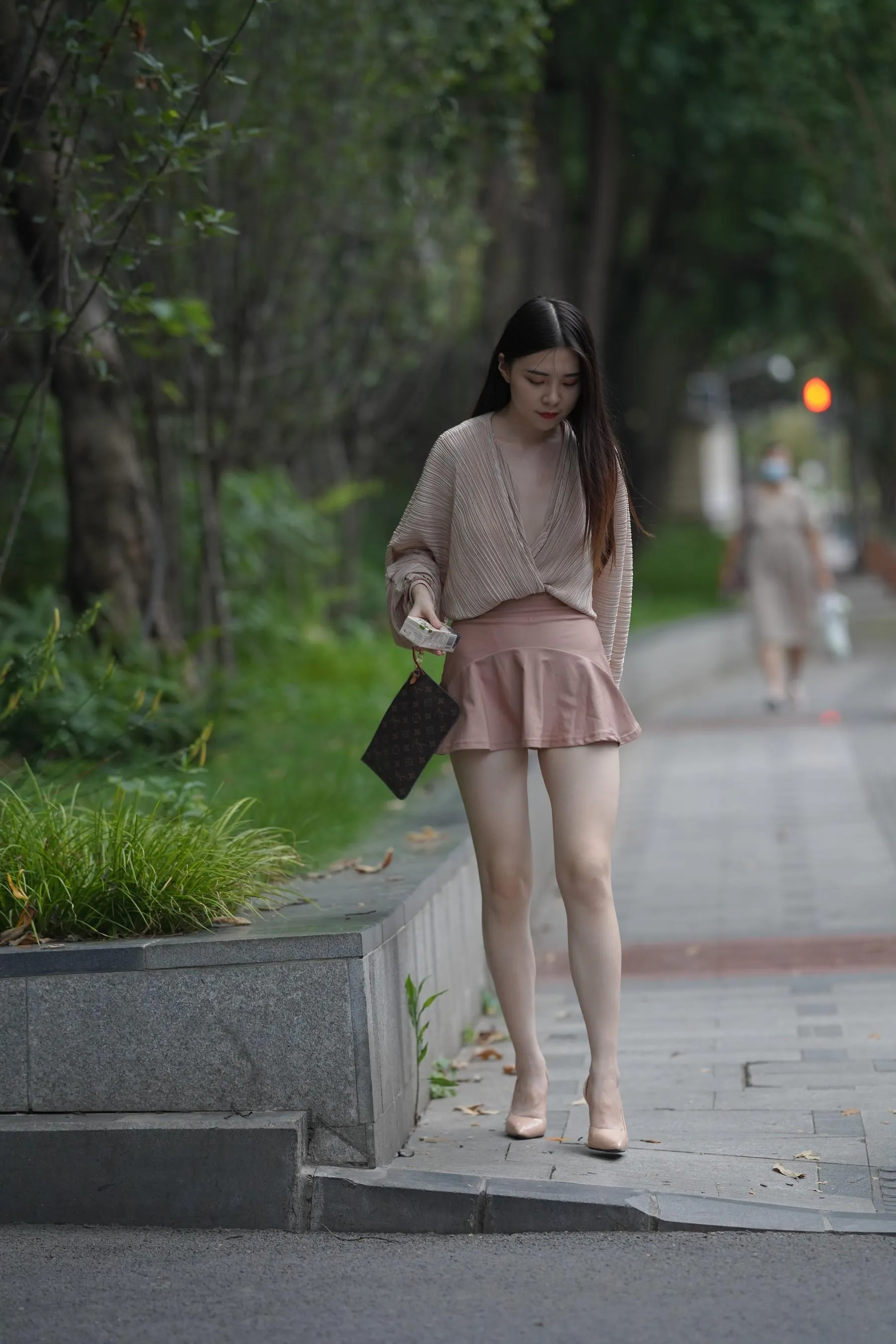魔镜街拍 NO.167 可爱的粉色短裙小姐姐 [495P]插图5